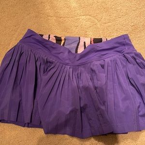 Lululemon purple pleated skort